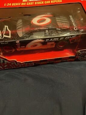 Eagle One #6 Die-Cast Stock Car Replica - Black and Red
